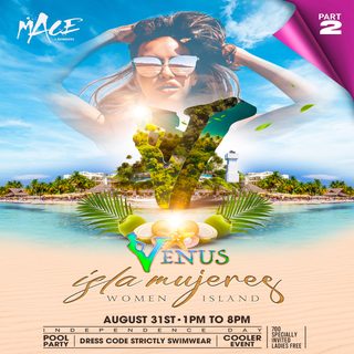 Isla Mujeres event artwork